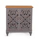 2-door Intricate Traditional Antique Storage Cabinet