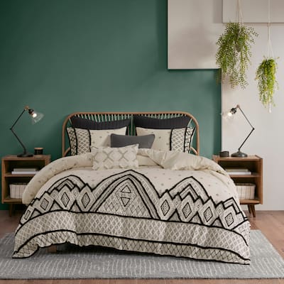 INK+IVY Marta Flax and Cotton Blended Comforter Set