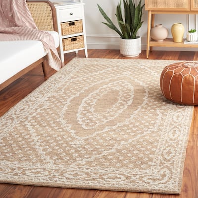 SAFAVIEH Handmade Ebony Branddis Modern Wool Rug