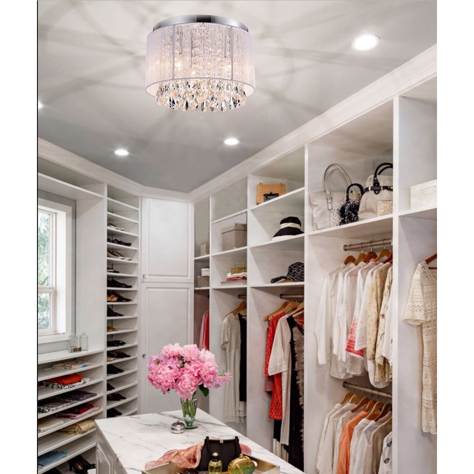 Mini chandelier for closet discount