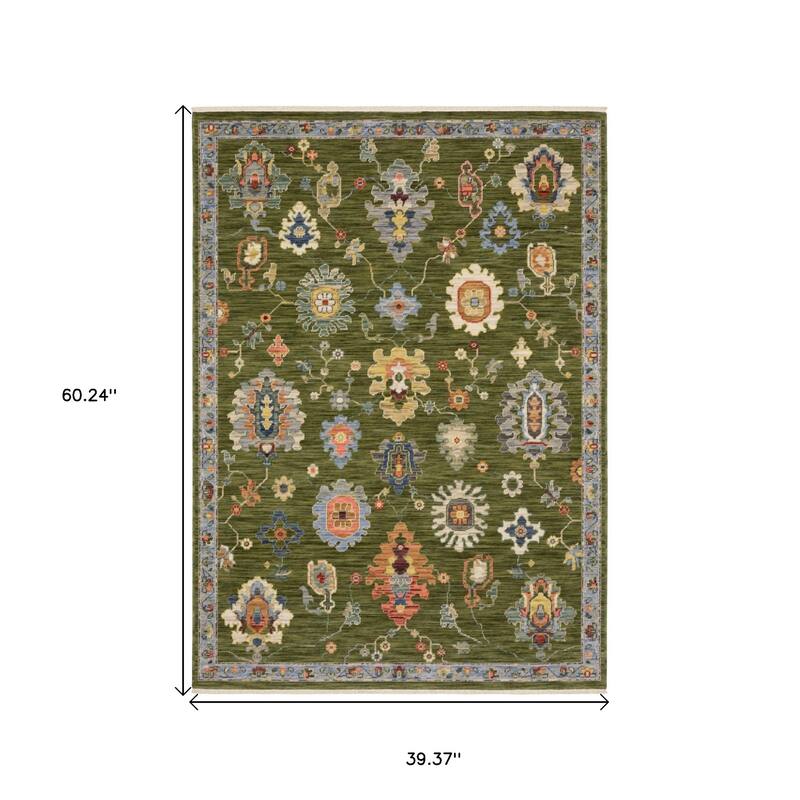 HomeRootsOriental Traditional Rectangle Area Rug