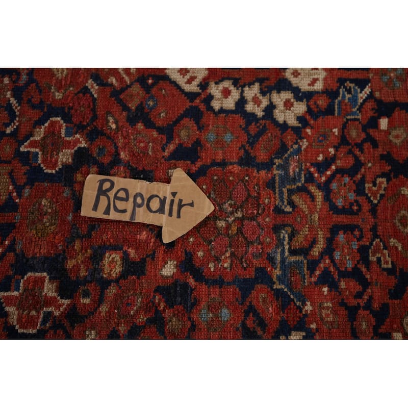 Malayer Antique Persian Runner Rug Handmade Wool Carpet - 3'1" x 13'3"