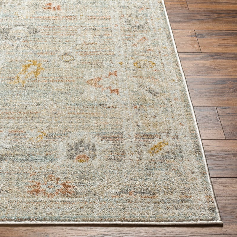 Livabliss Bitlis Faded Classic Floral Area Rug