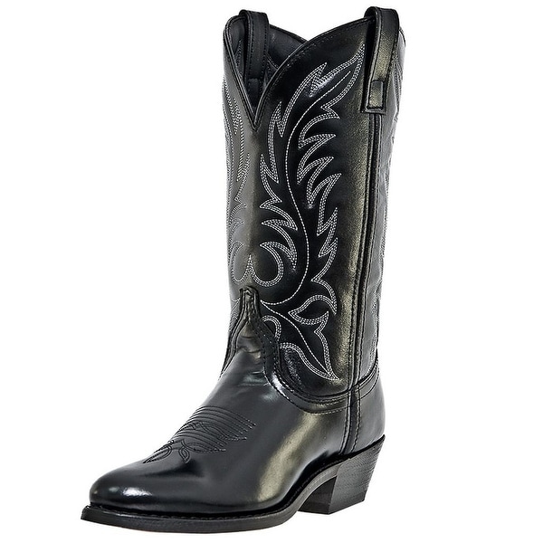 Laredo Western Boots Womens Leather Kadi Cowboy Round Toe Black