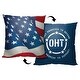 preview thumbnail 1 of 3, Operation Hat Trick Flag Sway 18 Inch Throw Pillow
