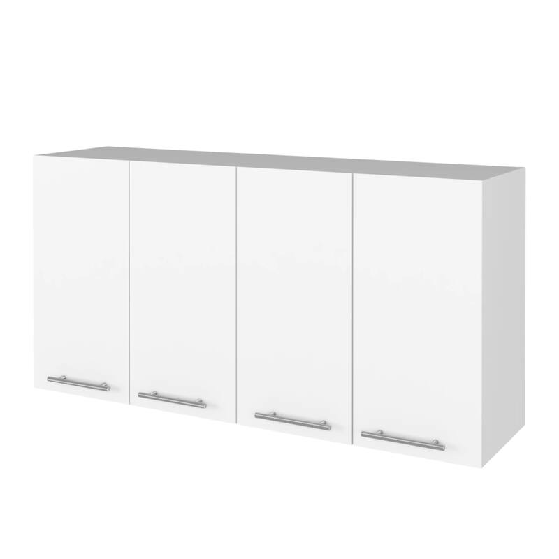 HomeRoots 41" Dark Gray and White Wood Kitchen Island Set With Storage - 40.50 in. x 35.40 in. x 27.50 in.