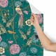Pine Floral and Birds Peel and Stick Wallpaper - 10'ft H x 24''inch W
