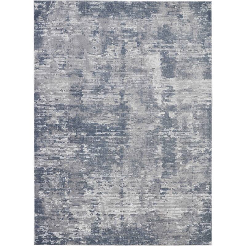 Rustic Textures Modern Transitional Abstract Area Rug