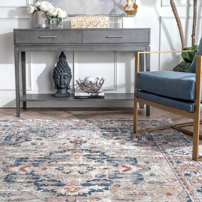 Nuloom Josephine Winged Cartouche Area Rug