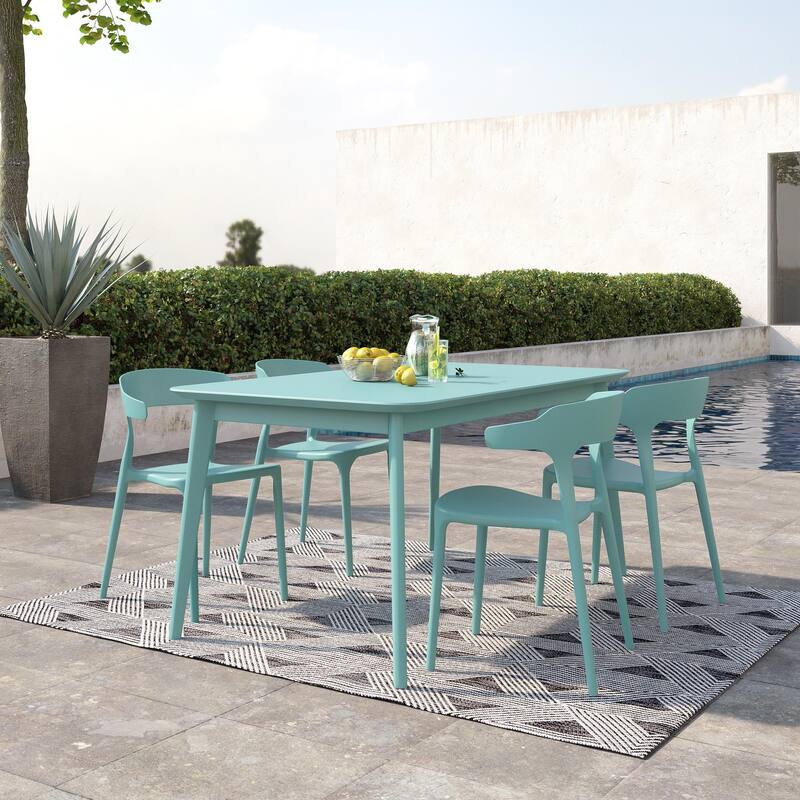 The Novogratz Poolside Felix Stackable Dining Chairs