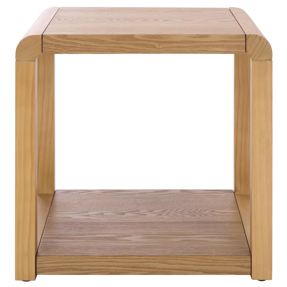 SAFAVIEH Home Omara 2 Tier Side Table - 20"W x 20"D x 20"H