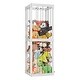 preview thumbnail 1 of 5, Peekabu Stuffed Animal Zoo Storage, Wood Stuffed Animal Storage for Kids, Large Toy Storage Organizer with Elastic Band