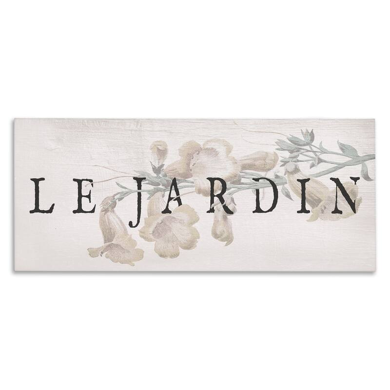 Stupell Vintage French Garden Canvas Wall Art Design By Lil' Rue - 48 x 20