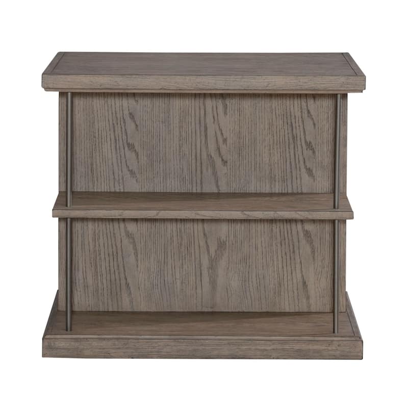 City Scape Burnished Beige End Table