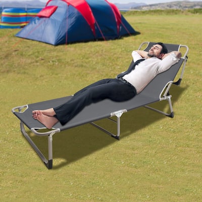 Folding Camping Cot Outdoor Lounge Chair