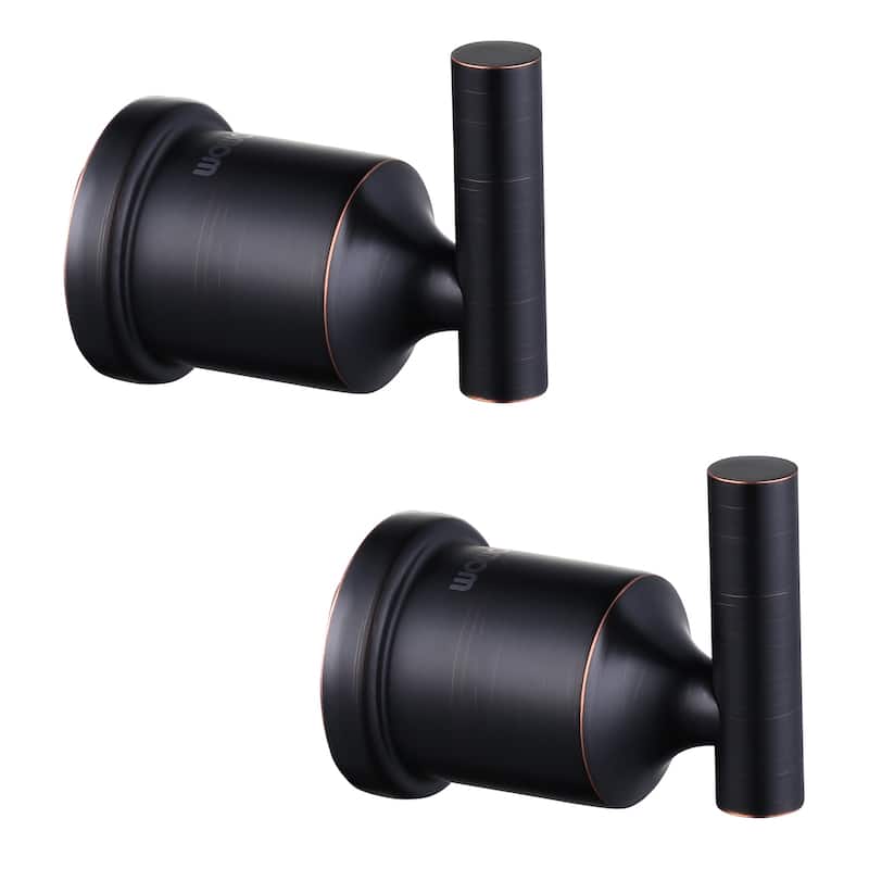 WOWOW 304 Stainless Steel Bathroom Towel Hook - 2Pack - Oil Rubbed Bronze