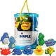 preview thumbnail 11 of 14, Dimple Set of 20 Floating Bath Toys with 20 Different Sea Animals, Vehicles and Shapes, Squirter Toys for Boys and Girls