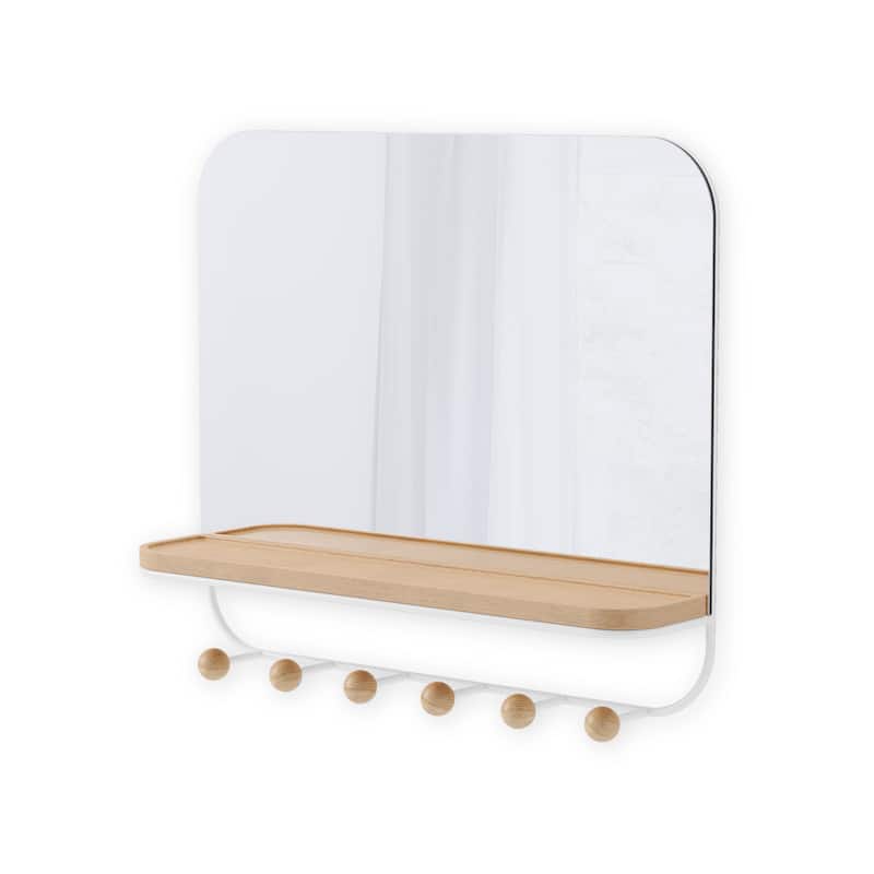 Umbra Estique Mirror With Hooks