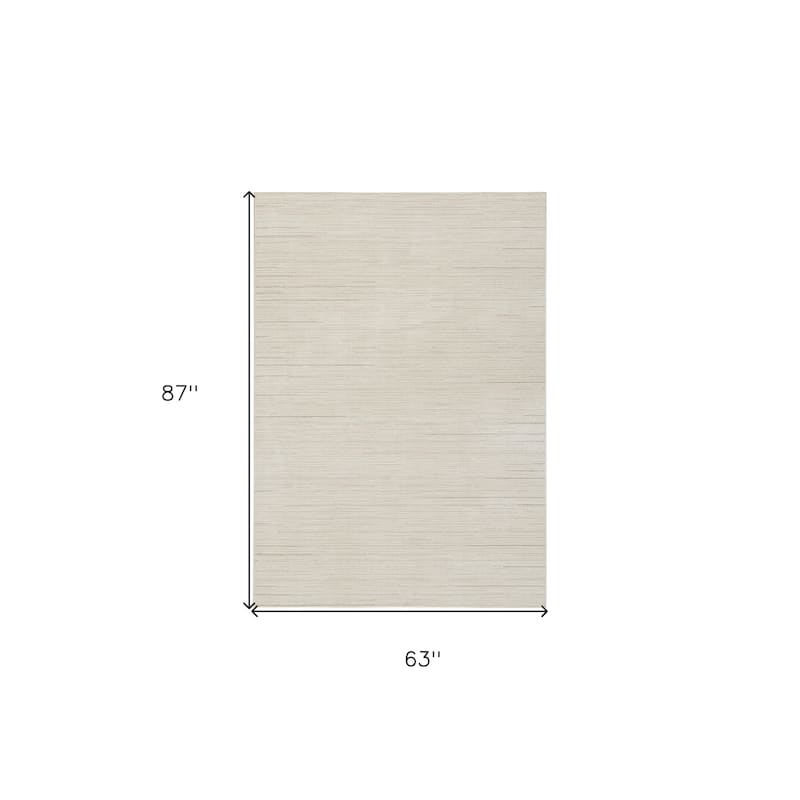 HomeRoots Abstract Scandinavian Rectangle Area Rug