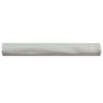 Merola Tile Antic Gris Oscuro Craquelle .75" x 6" Ceramic Torelo Wall Trim Tile