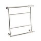 preview thumbnail 3 of 2, Alno Contemporary I 18 Inch Wide Towel Rack with Bottom Towel Bar Polished Nickel