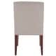preview thumbnail 7 of 13, SAFAVIEH Dining Noho Beige Linen Dining Chairs (Set of 2) - 26" W x 22" D x 40" H