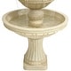 preview thumbnail 7 of 10, Sunnydaze Classic 3-Tier 55-Inch Designer Outdoor Water Fountain - Light Brown - 55"