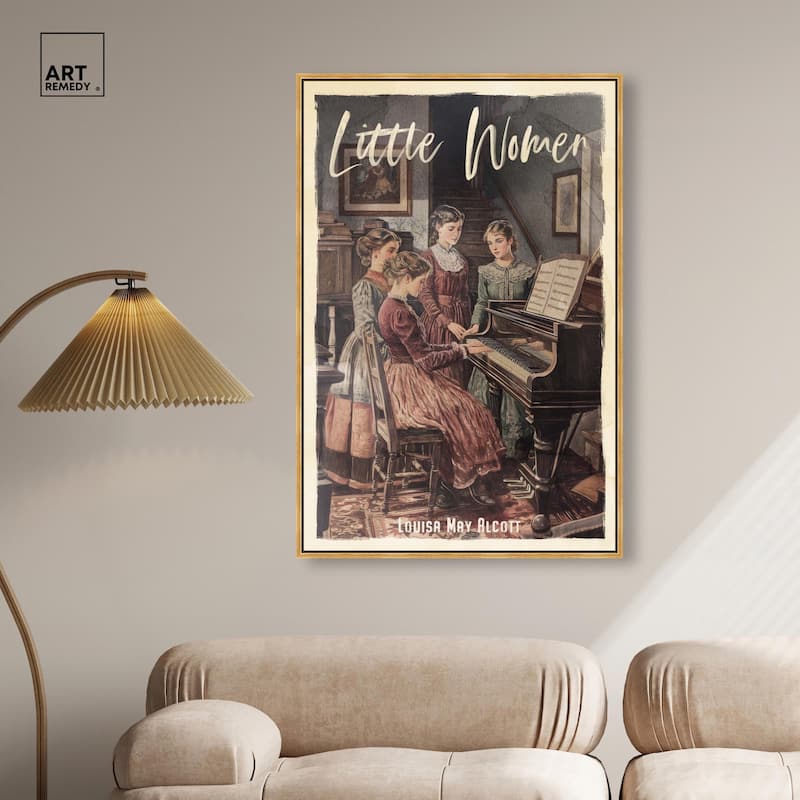 Little Women Canvas by Art Remedy