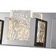 preview thumbnail 4 of 4, Dyconn Faucet Castle 4-light Frozen Ice Block Bathroom Vanity Light Regular Frozen Ice Block - Regular Frozen Ice Block
