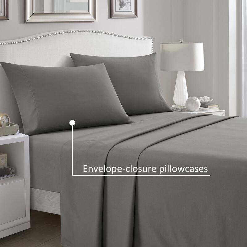 Nanshing 4-Piece Special Cooling Ultra Soft Polyester Sheet Set