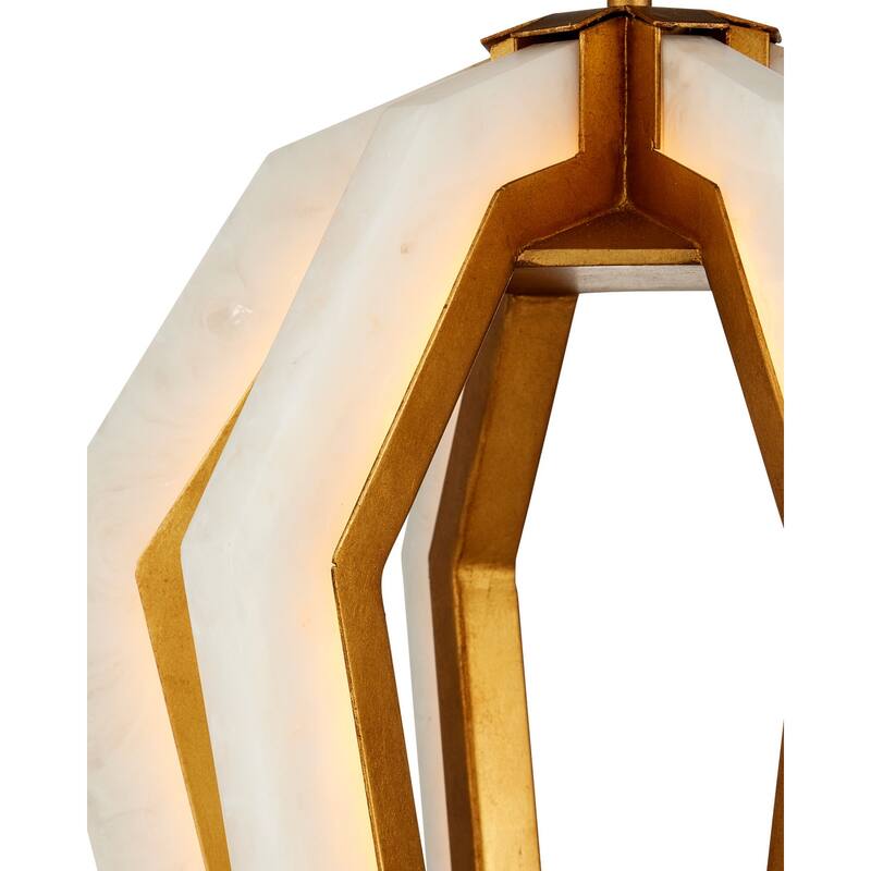 Currey & Company Riviere Pendant - 22.5"h x 13"dia