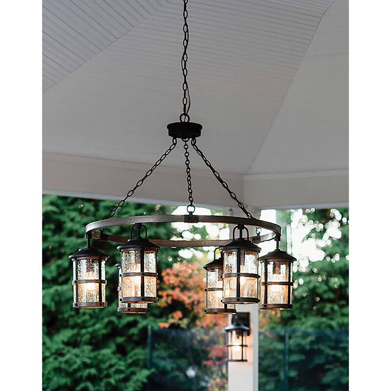 Hinkley Lighting Lakehouse 12v 21w 6 Light 42" Wide Open Air LED