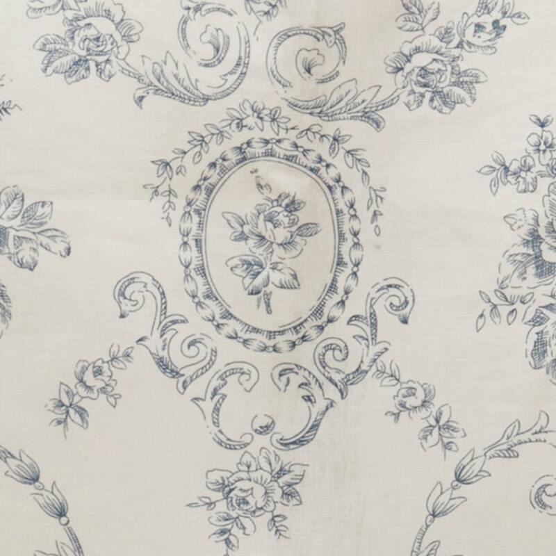 Charming Toile Floral Apron - 28"x35"