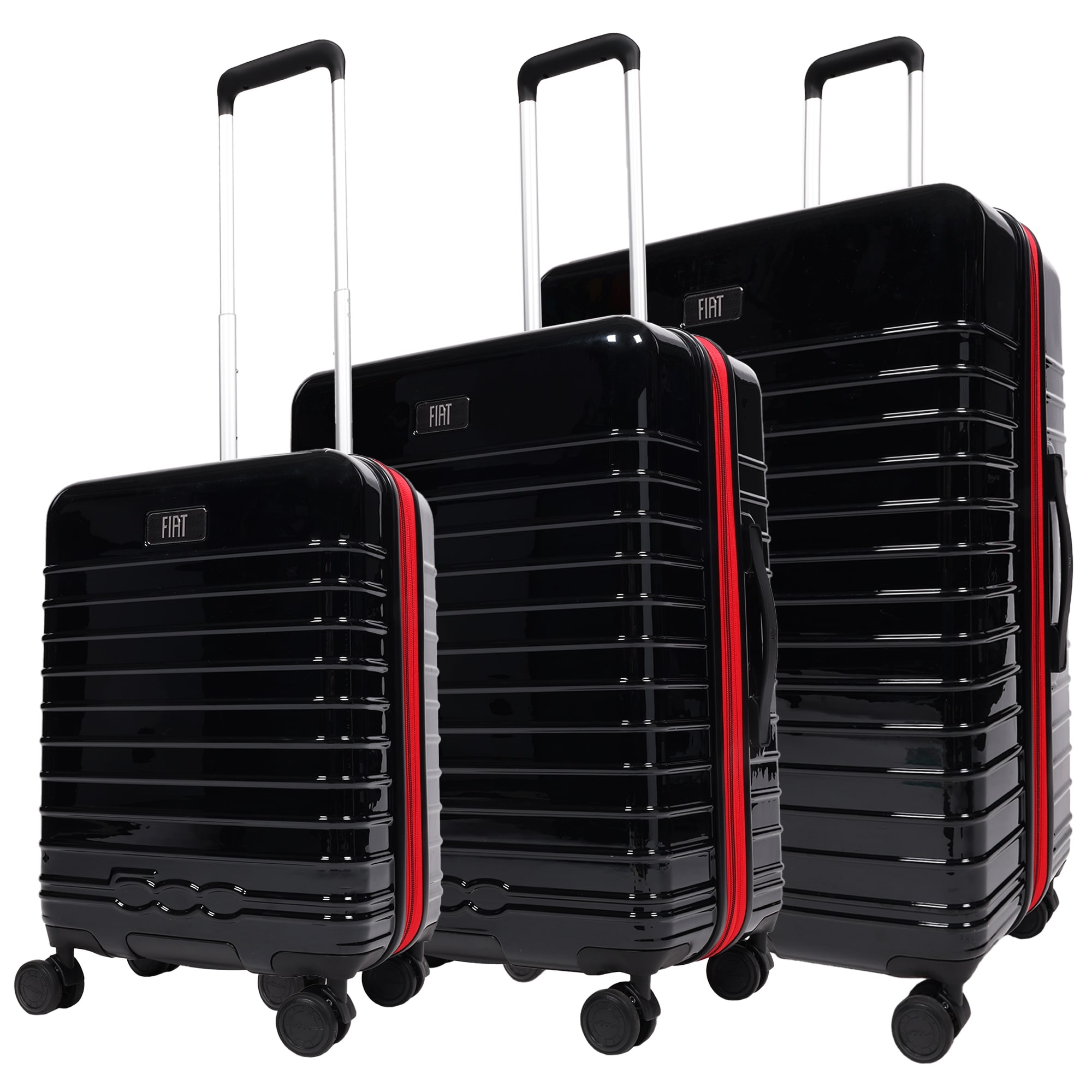 Fiat 500 x FUL 3-Piece Expandable Hardside Spinner Luggage Set - 22", 26.5", 31.5"