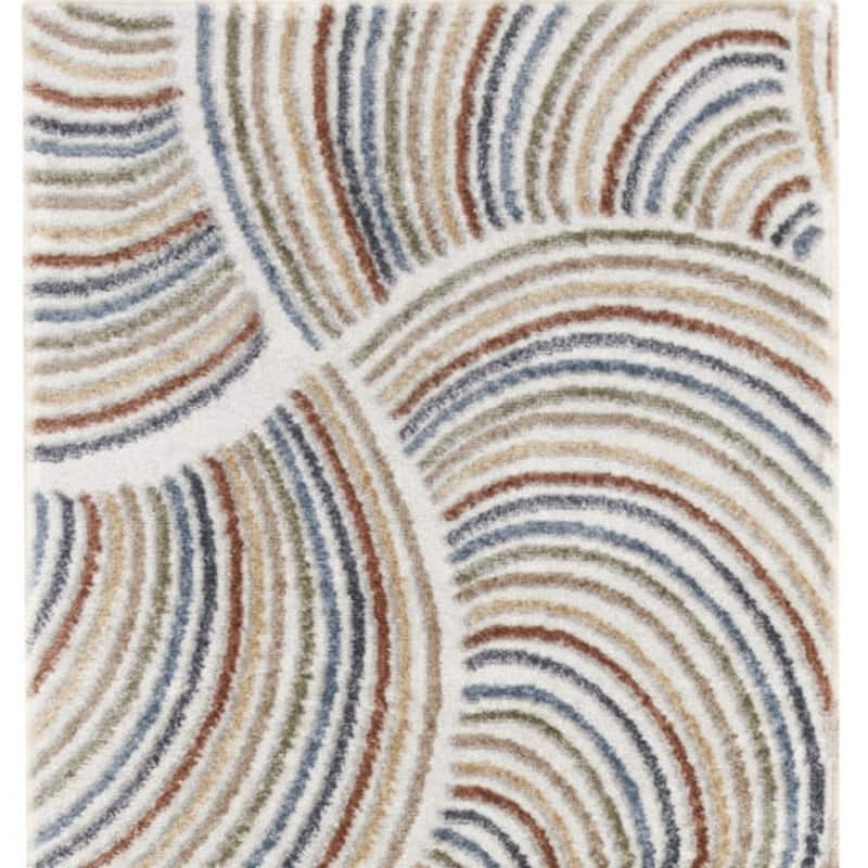 Pino Power Loomed Abstract Low Pile Area Rug By HomeRoots