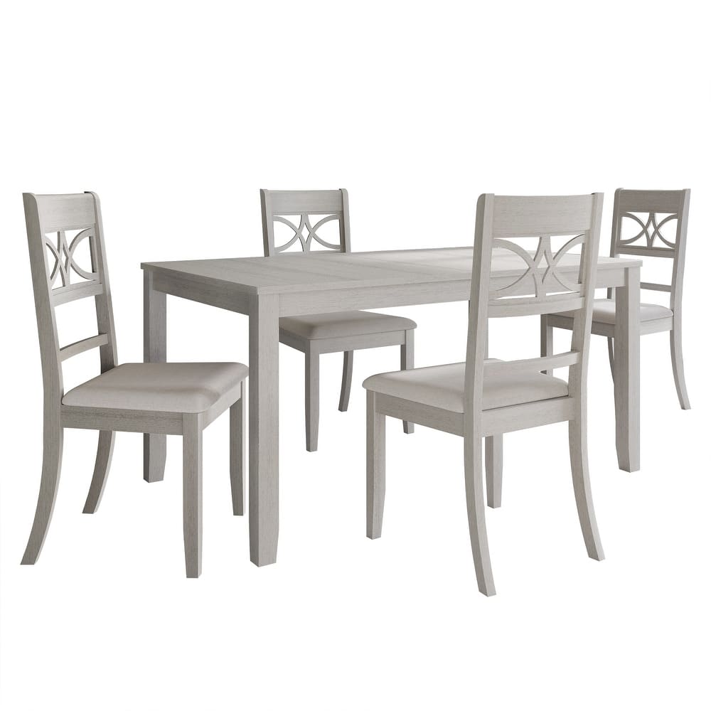 CraftPorch Mid-Century Modern 5-piece Wooden Dining Set