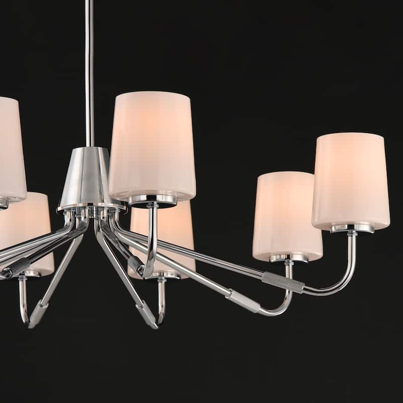 Maxim 12698WT Durham 8 Light 35" Wide Chandelier