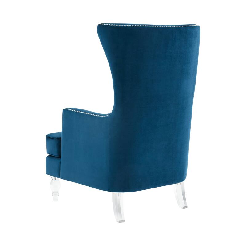 SAFAVIEH Couture Geode Modern Wingback Chair - 29.1" W x 32.3" D x 44.9" H