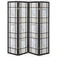 preview thumbnail 3 of 5, Catabella 4-Panel Room Divider Folding Shoji Screen Floral