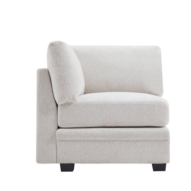 Christopher Knight Home - Modular Comfort Reversible Fabric Sectional Sofa with Ottoman, Beige (7-Piece Set)