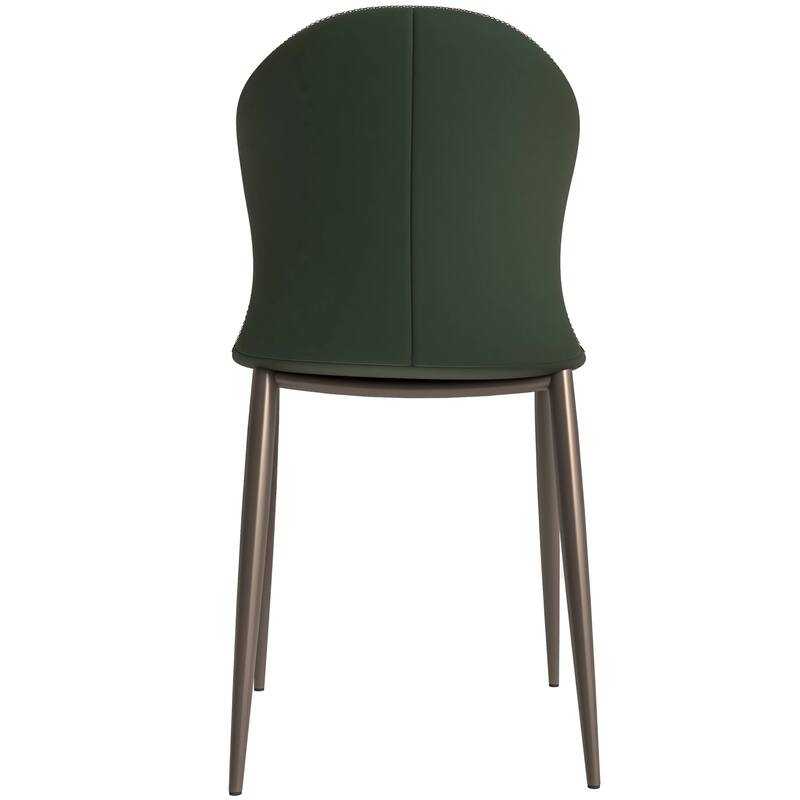 Mosaic Modern Upholstered in Fabric Dining Chair With Metal Legs Set of 4