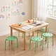 preview thumbnail 24 of 43, Stacking Stools Portable with Metal Frame Stack Nesting Stools ColorfulStackable Bar Stools Chairs (Set of 6 or 8)