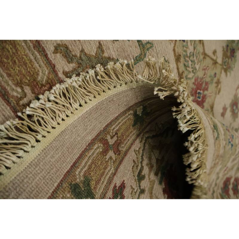 Hand Knotted Oriental 100% Wool Carpet Traditional Pink Sumak Area Rug - 10' 2'' X 8' 0''