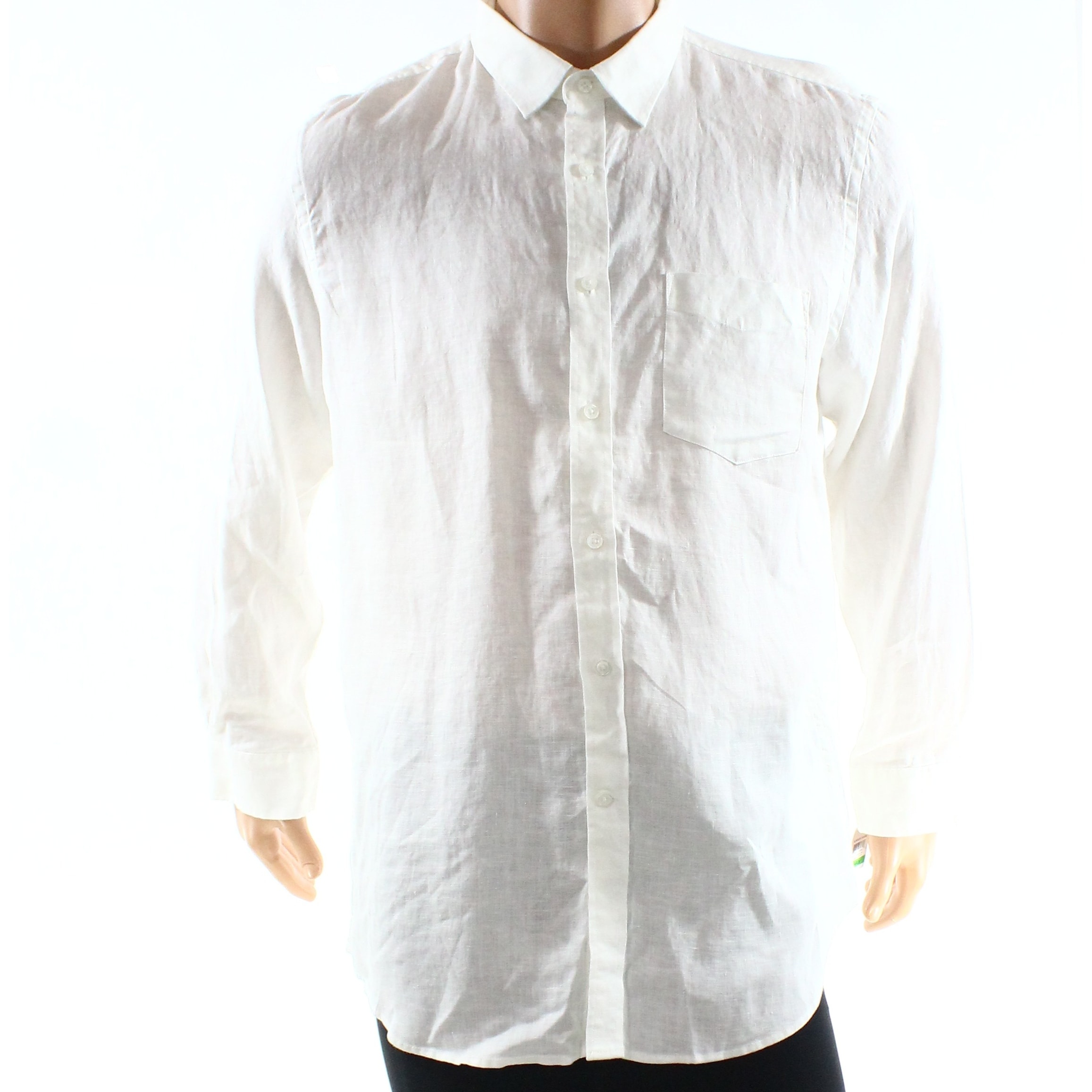 linen club white shirt