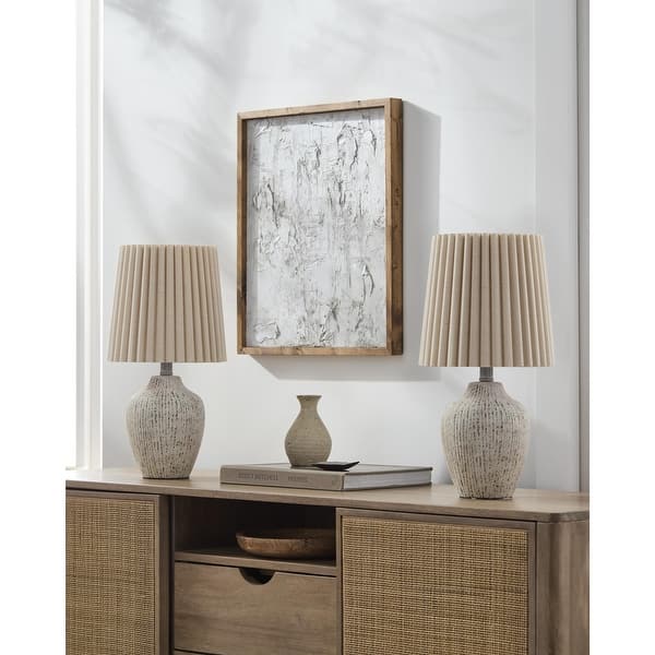 Livabliss Pines Global Accent Table Lamp (Set of 2)