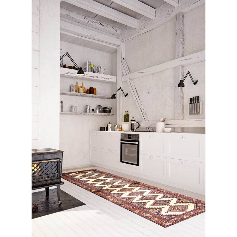 ECARPETGALLERY Hand-knotted Konya Anatolian Beige Wool Rug - 2'5 x 9'8