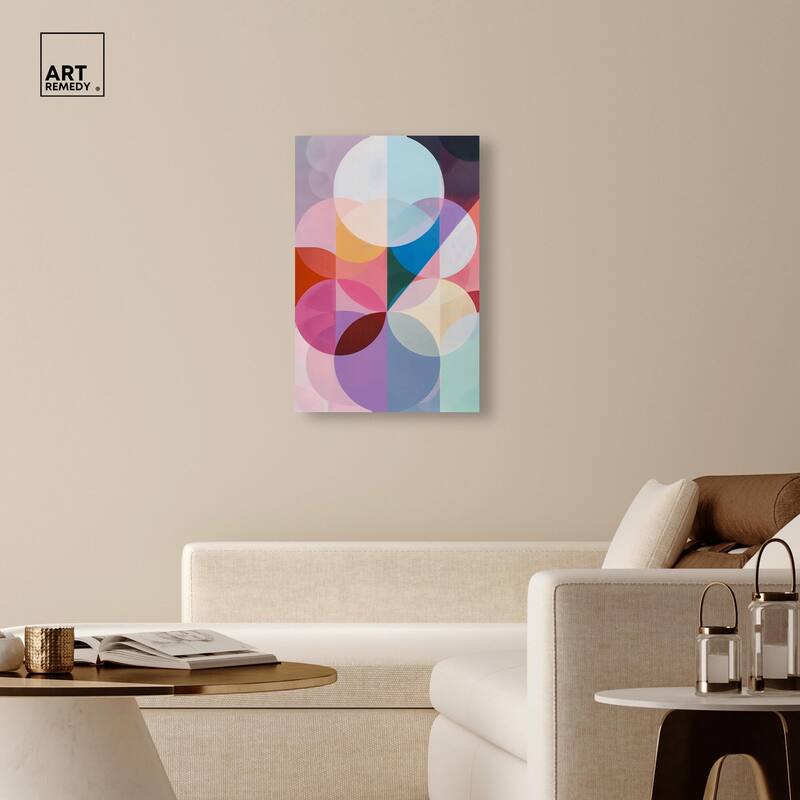 Oneiric Circles III Canvas by Art Remedy, Gallery Wrapped