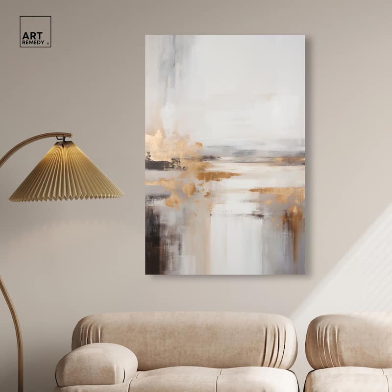 Glistening Stillness II Canvas by Art Remedy, Gallery Wrapped
