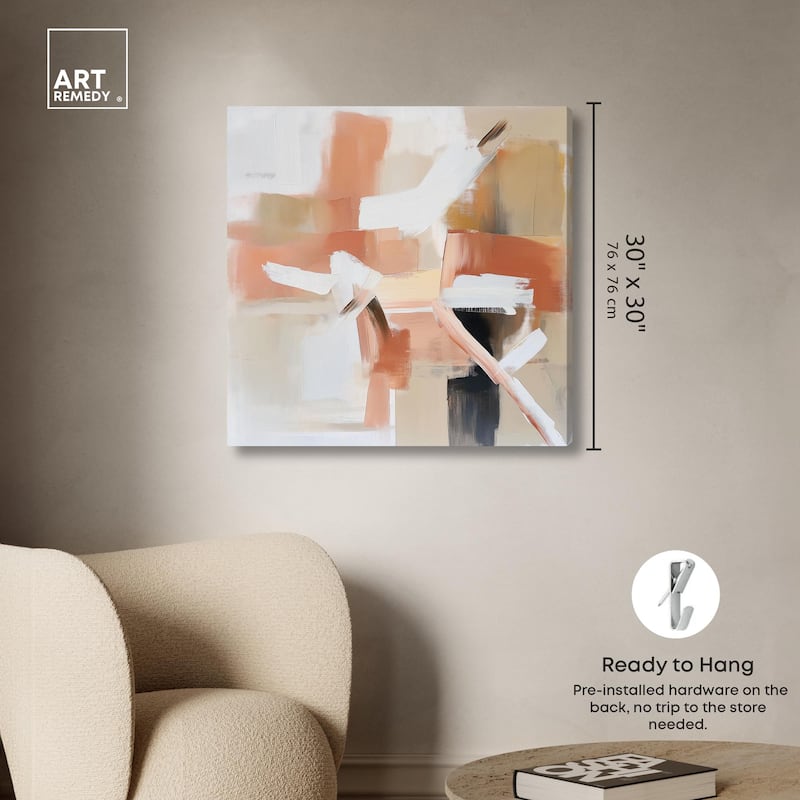 Rose and Rust II Canvas by Art Remedy, Gallery Wrapped
