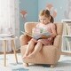 preview thumbnail 6 of 28, Costway Sherpa Kids Sofa with Solid Rubber Wood Legs for Boys & Girls - See Details